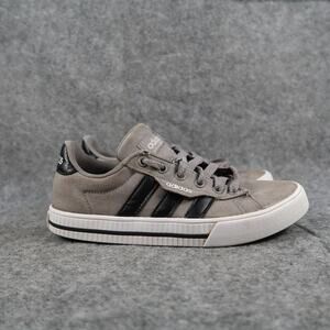 Adidas Shoes Kids 2 Sneakers Casual Lace Up Canvas Grey Active Youth Boy Girl